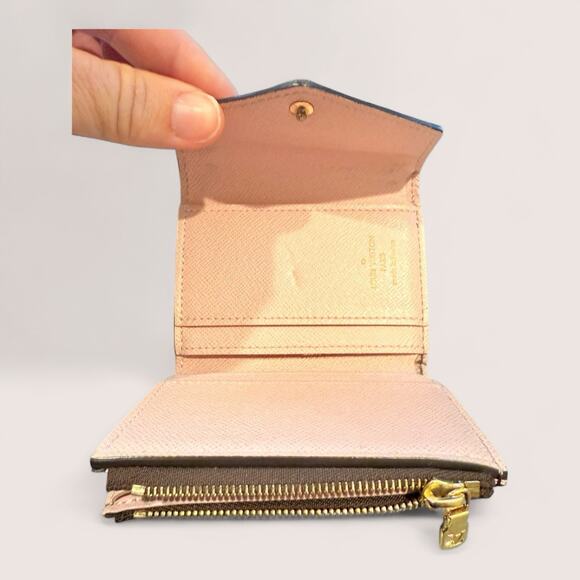 Louis Vuitton Monogram Canvas Rosalie Coin Purse Wallet Pink Interior - Picture 5 of 6